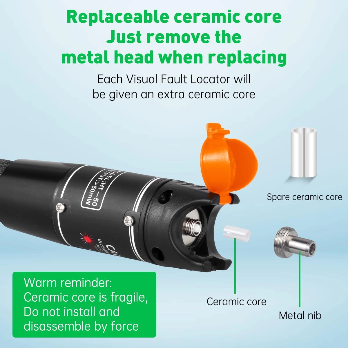 Fiber Visual Fault Locator - LC/FC/SC/ST