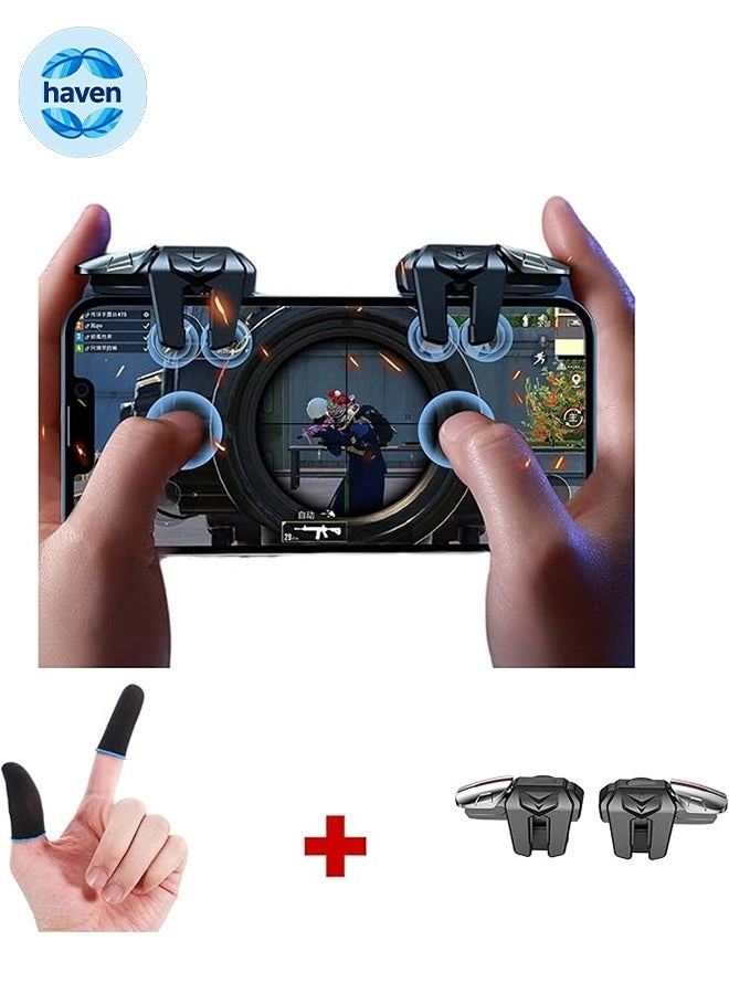 HAVEN Pubg Button Shooter Controller - All models of phones