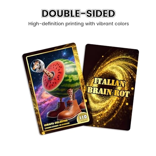 Italian Brainrot Cards - 55pcs Colorful