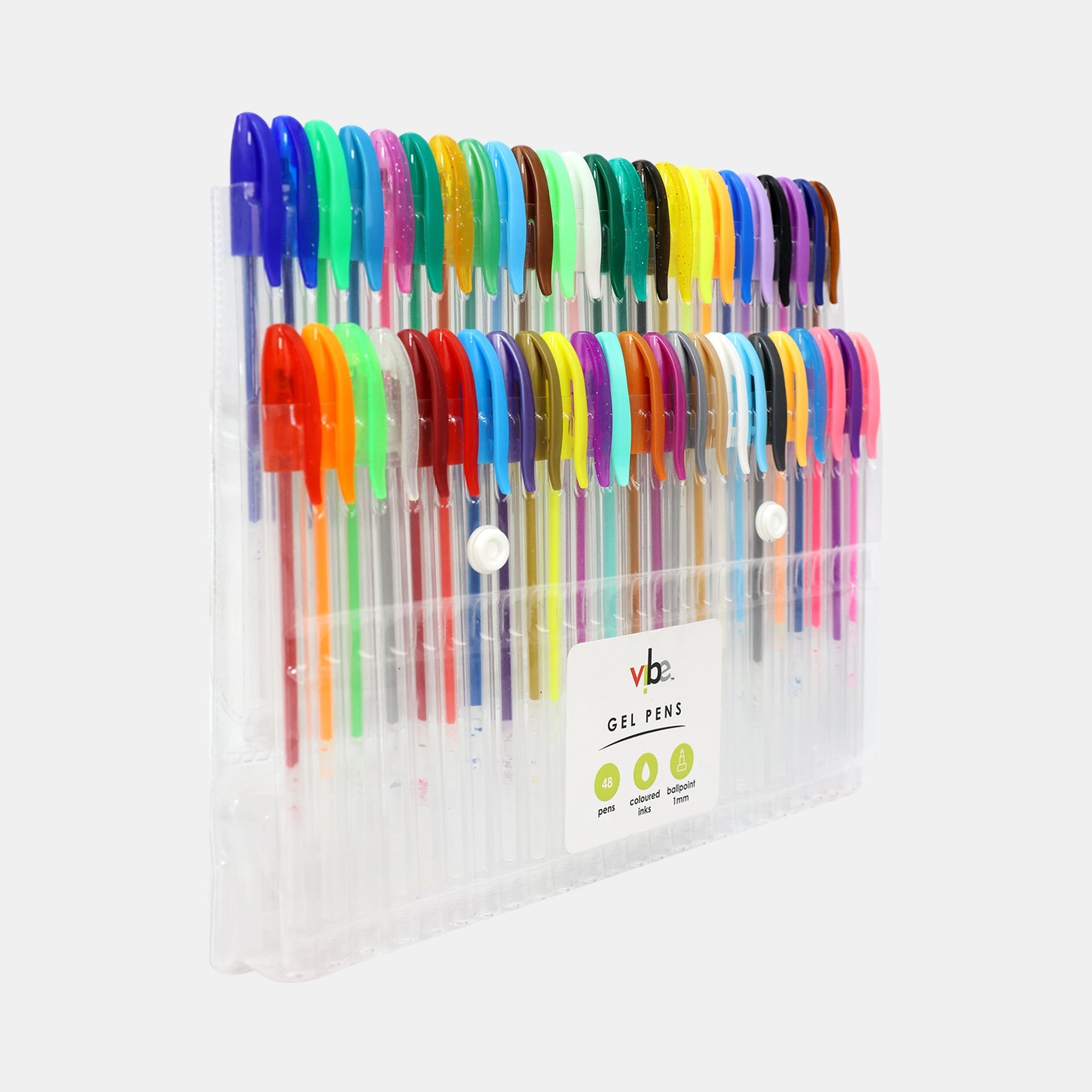 Gel Pens - 48 pcs 1.0mm