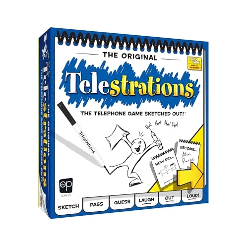 Telestrations - 120 8 years and up English, Spanish
