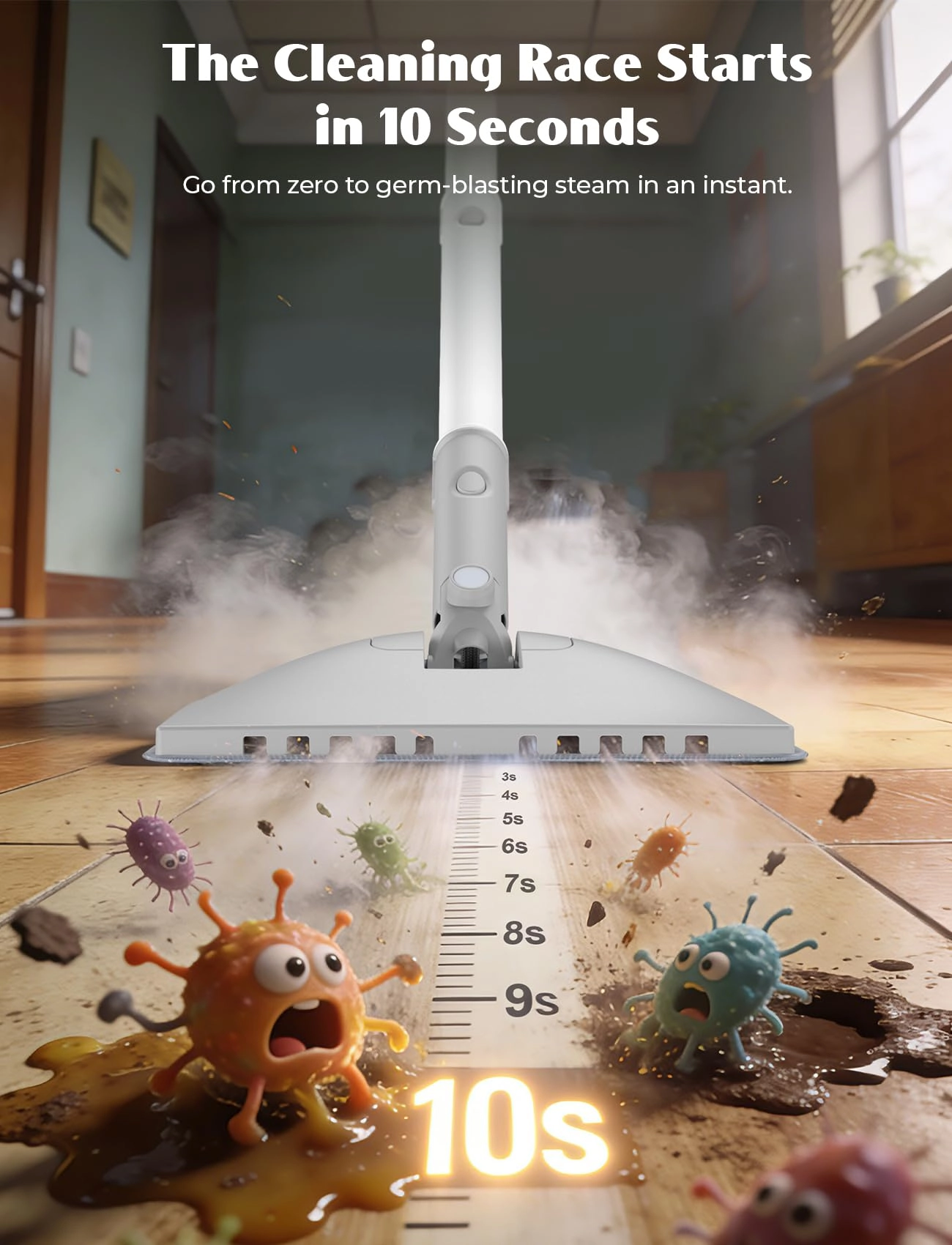 10-in-1 Steam Mop - 350ml