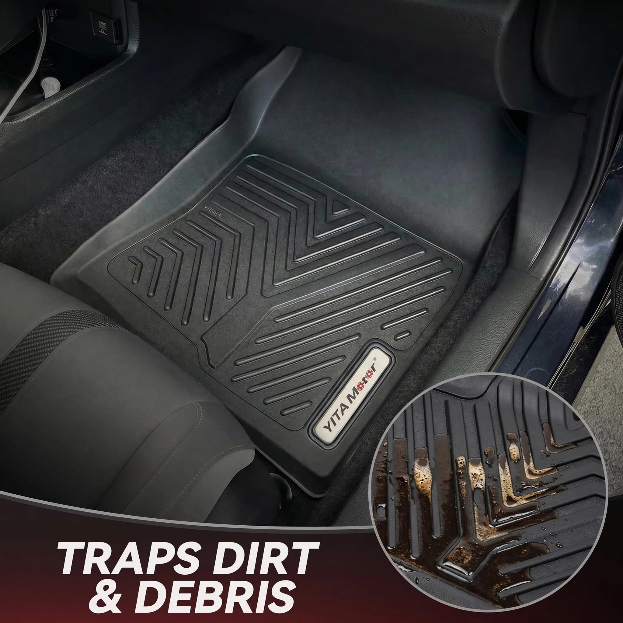 Floor Mats & Trunk Mat - Honda Accord 2026 2025 2024 2023 1st, 2nd Row and Cargo Liners