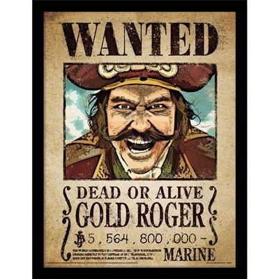 ABYstyle Gold Roger Wanted Poster - 30x40cm