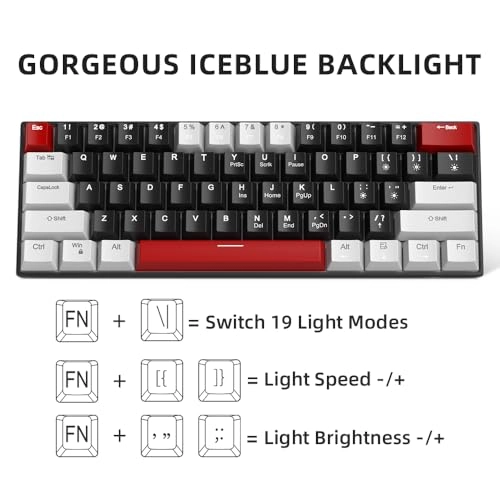 60% Mechanical Gaming Keyboard - Wired