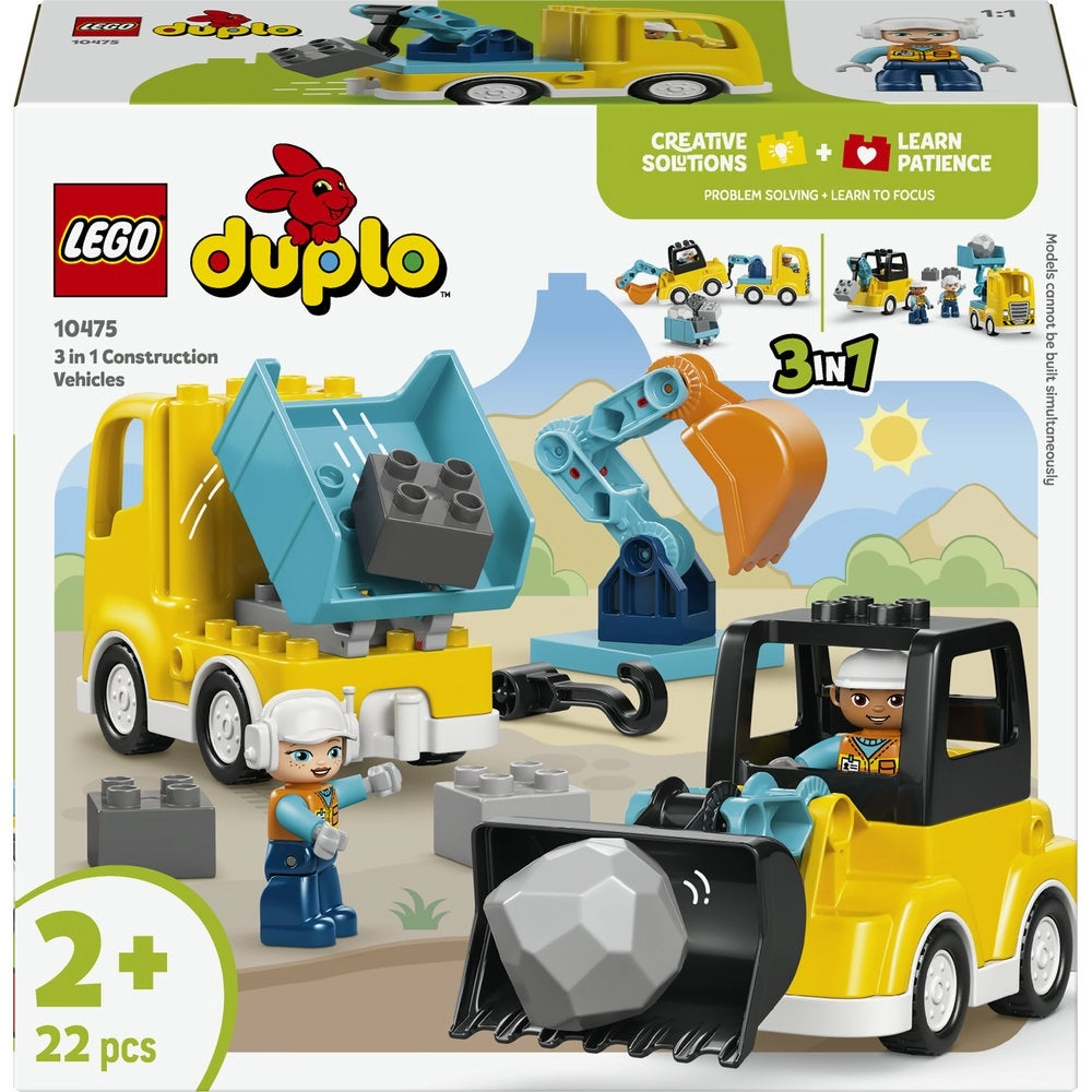 DUPLO 3 in 1 Construction Vehicles (10475) - Town