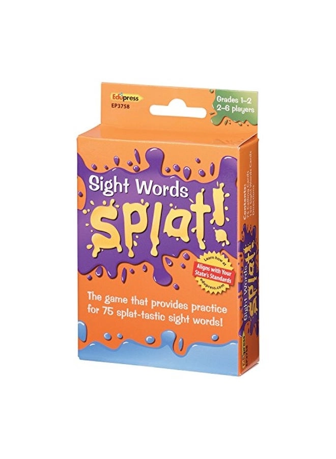 Sight Words Splat - Card Game