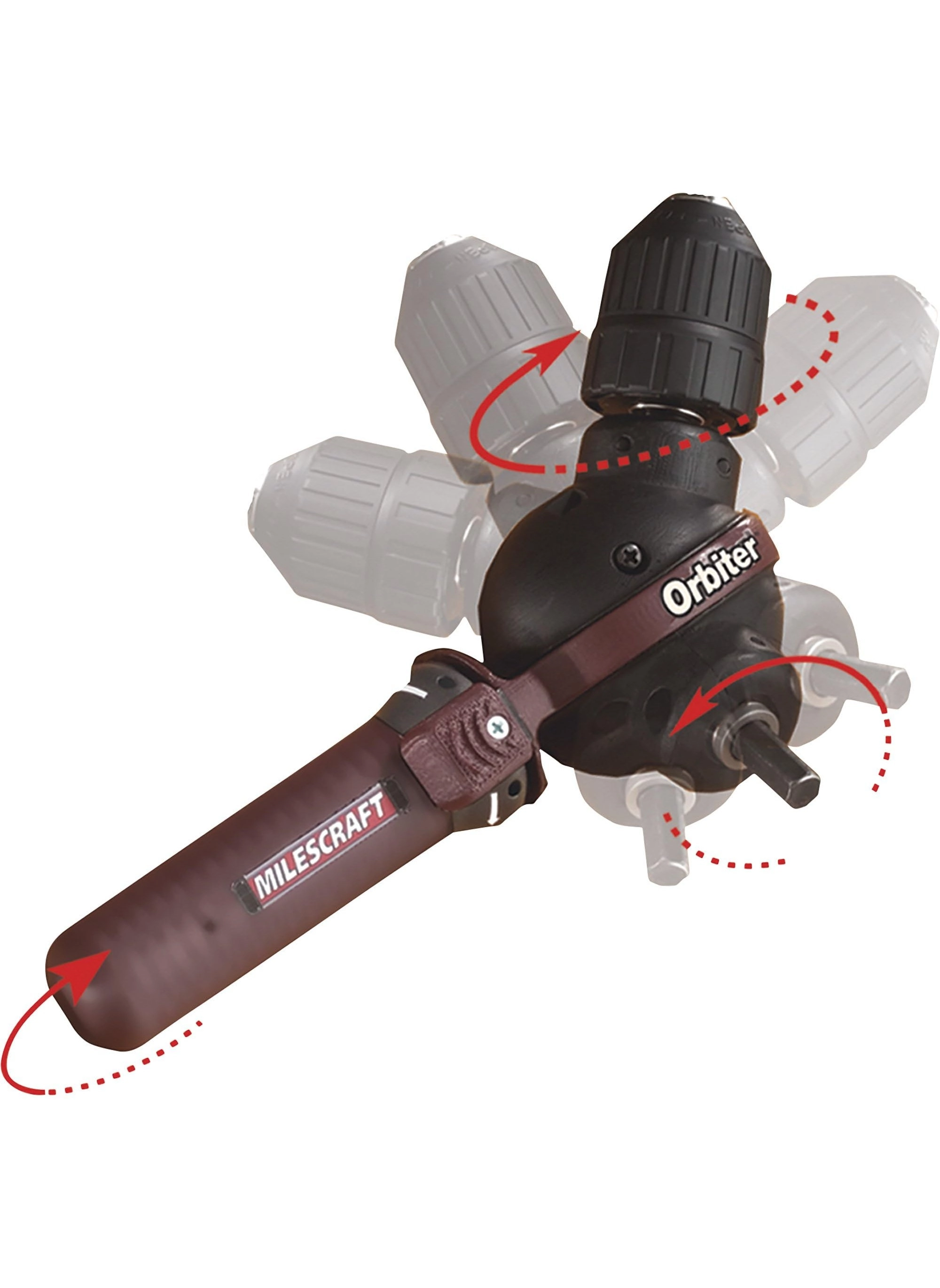 Orbiter 1300 - Any Angle Drilling and Driving Power Drill Attachment