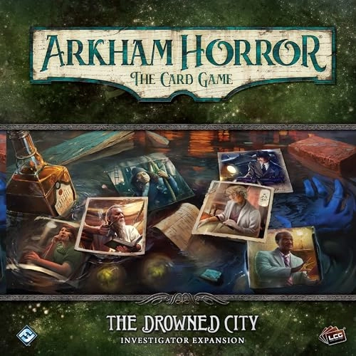 Arkham Horror The Card Game: The Drowned City Investigator Expansion - 6 New Investigators Cooperative LCG