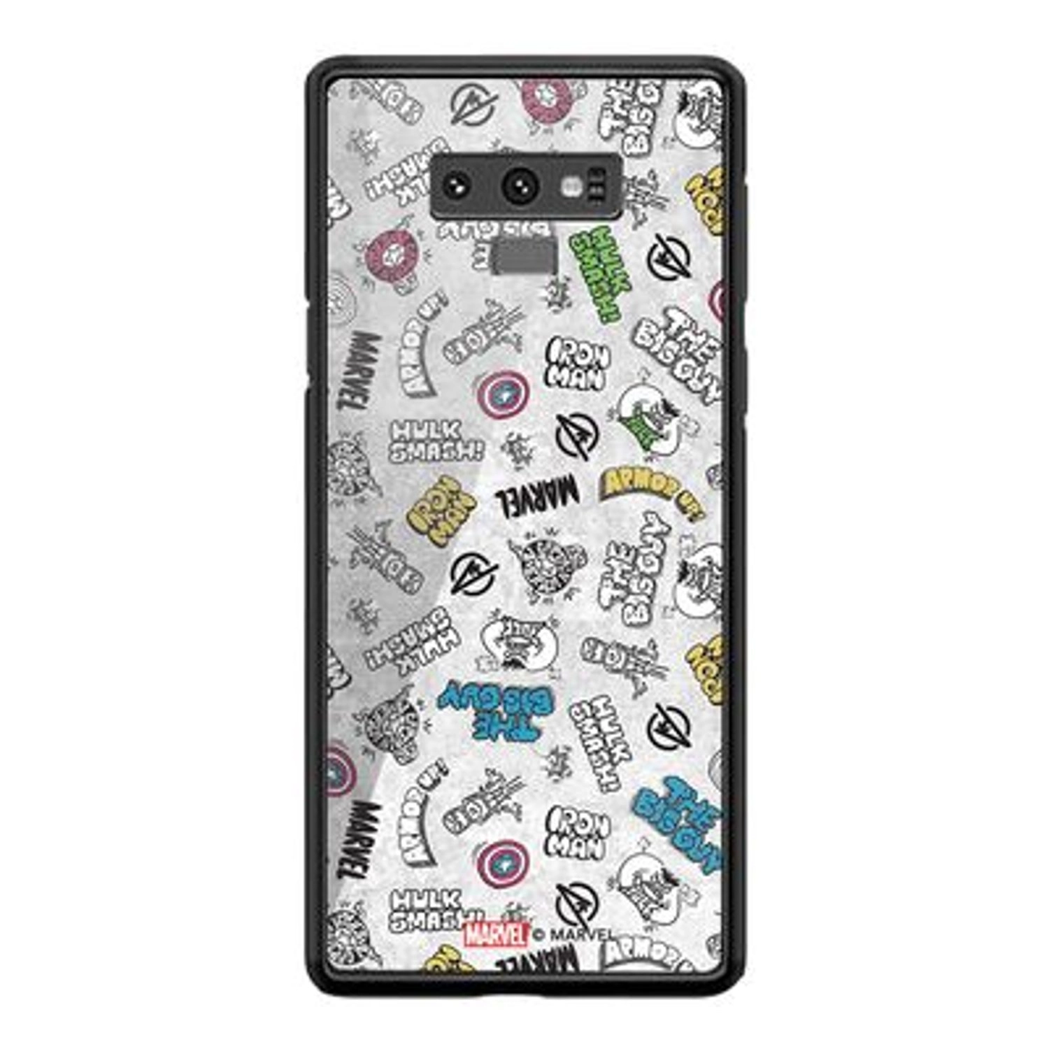 Wackylicious Avengers Cartoon Designs Back Case for Galaxy Note 9