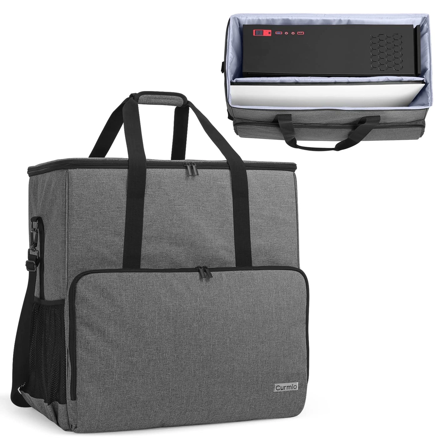 CURMIO Computer Tower and Monitor Carrying Case