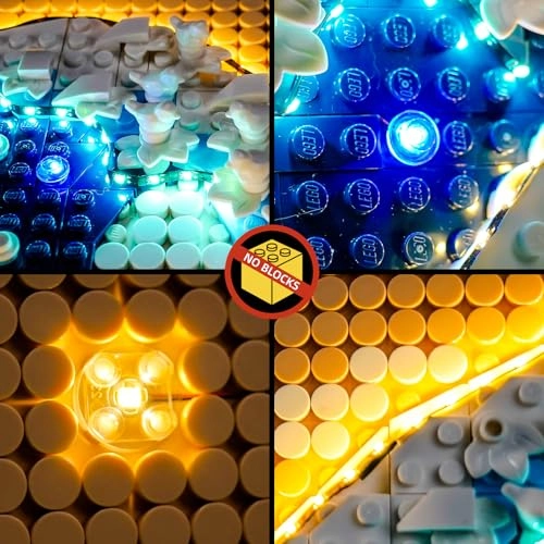 31208 Hokusai - The Great Wave - LED Light Set USB Battery 185