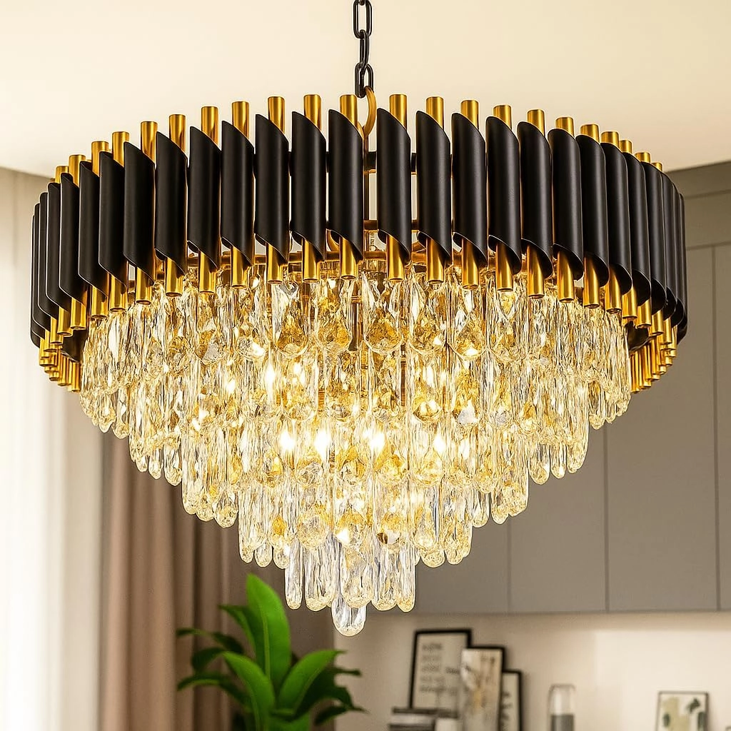 Crystal Pendant Light - 800/300 MM