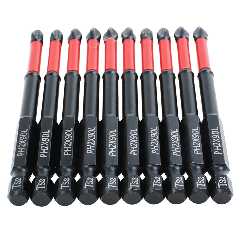 Phillips PH2 - 10 Pack 3-1/2" Length