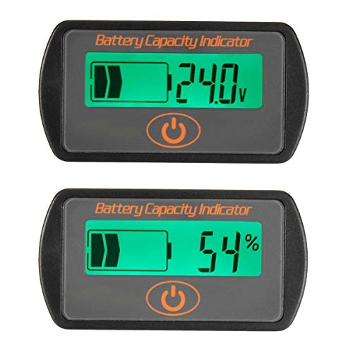 DollaTek Digital Display DC Voltmeter Head - 12-60V Green Backlight