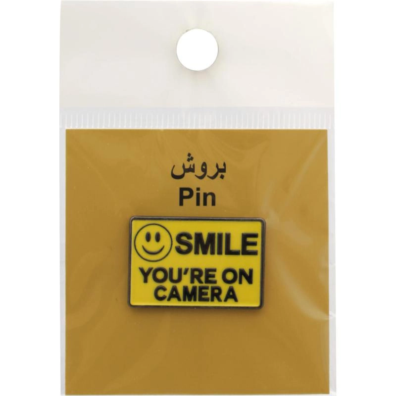 Non Branded 3D Smile Youre on Camera - Metal