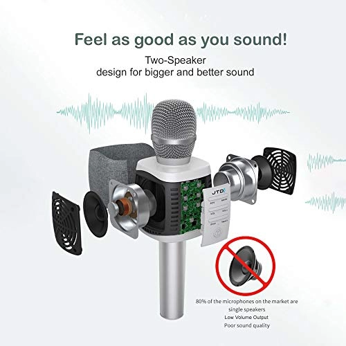 Wireless Karaoke Microphone - 1 5W x2