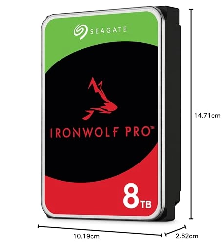 IronWolf Pro 3.5" 7200rpm 256MB SATA III (ST8000NT001) - 8 TB