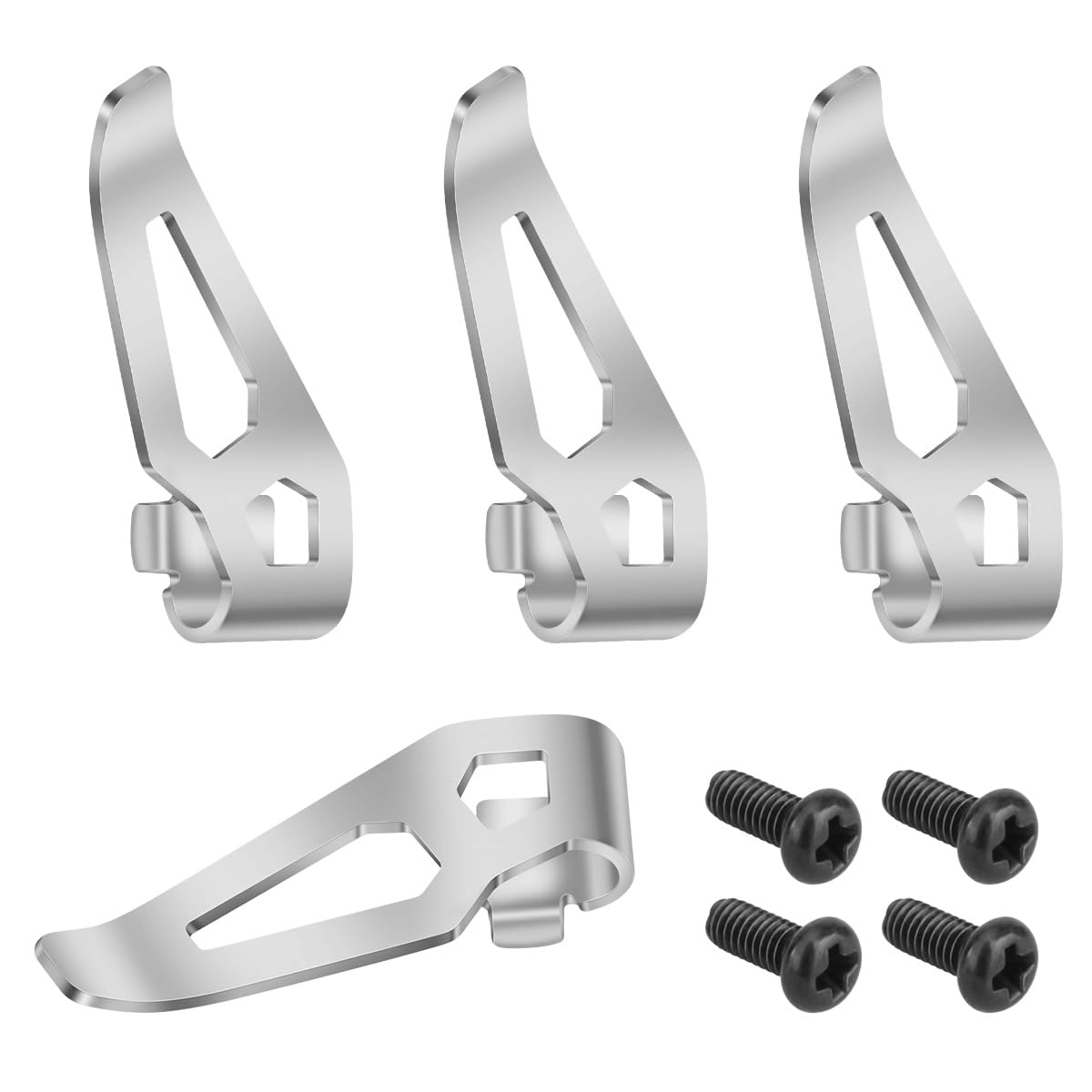 EAGLEGGO Belt Clip Hook and Screw - 42-70-0490 48-67-0010 4 Pack