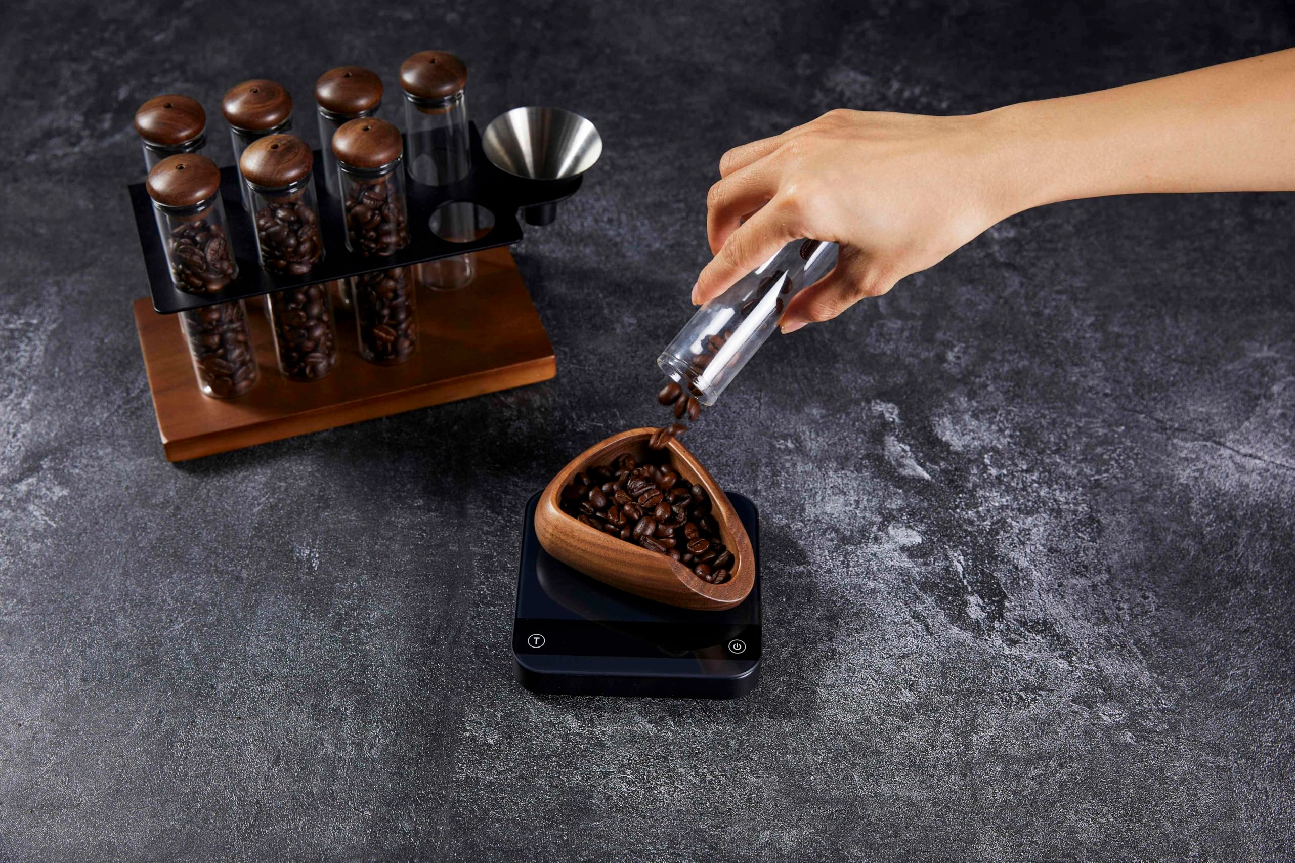 Coffee Bean Dosing Cup - 30g+ + Spray Bottle - 10ml