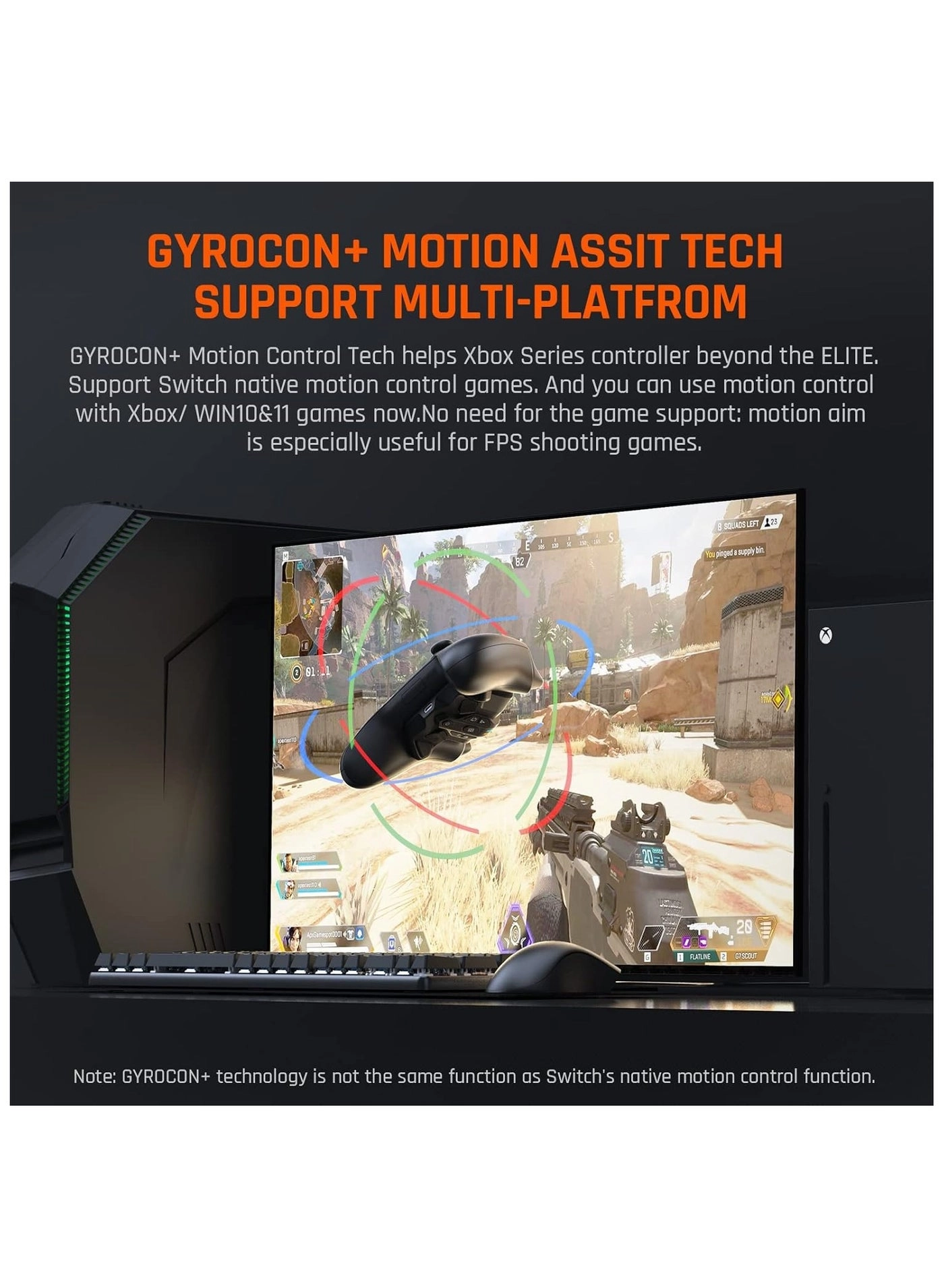 ARMOR-X Pro - Wireless Wired Xbox Series X|S Xbox One Switch Windows10&11