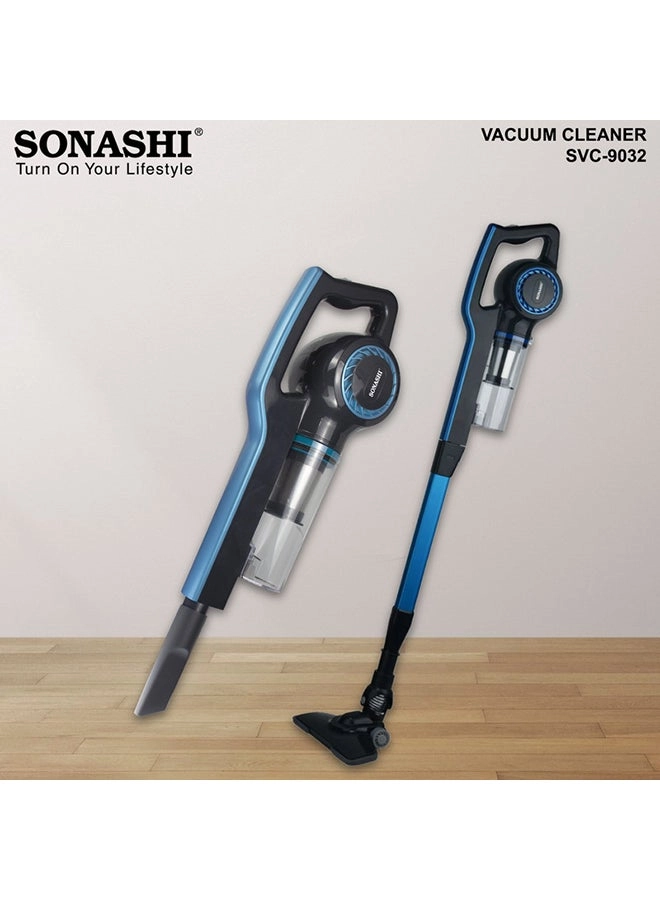 Handheld Stick Vacuum Cleaner - 0.9L 600W Blue