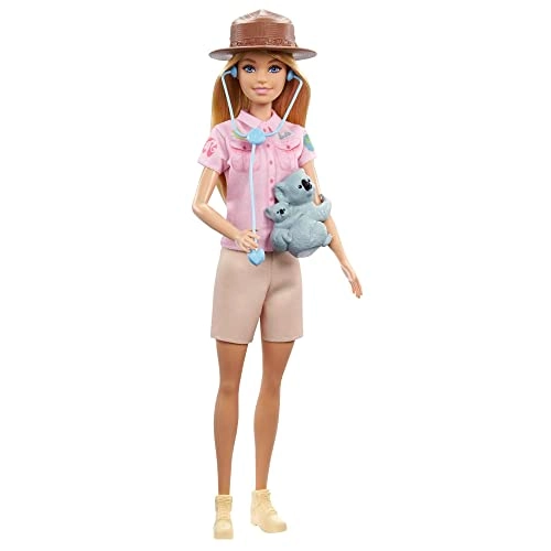 Barbie Zoologist Doll - 12 inches Koala & Baby Figure Ages 3+