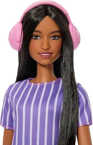 Barbie Fashionistas - Autistic Doll Purple Striped Dress