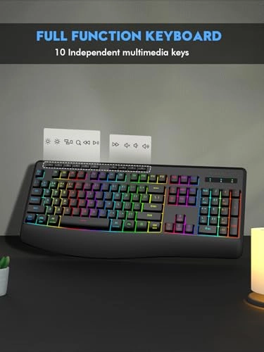 RGB Wireless Keyboard - Wired/Wireless
