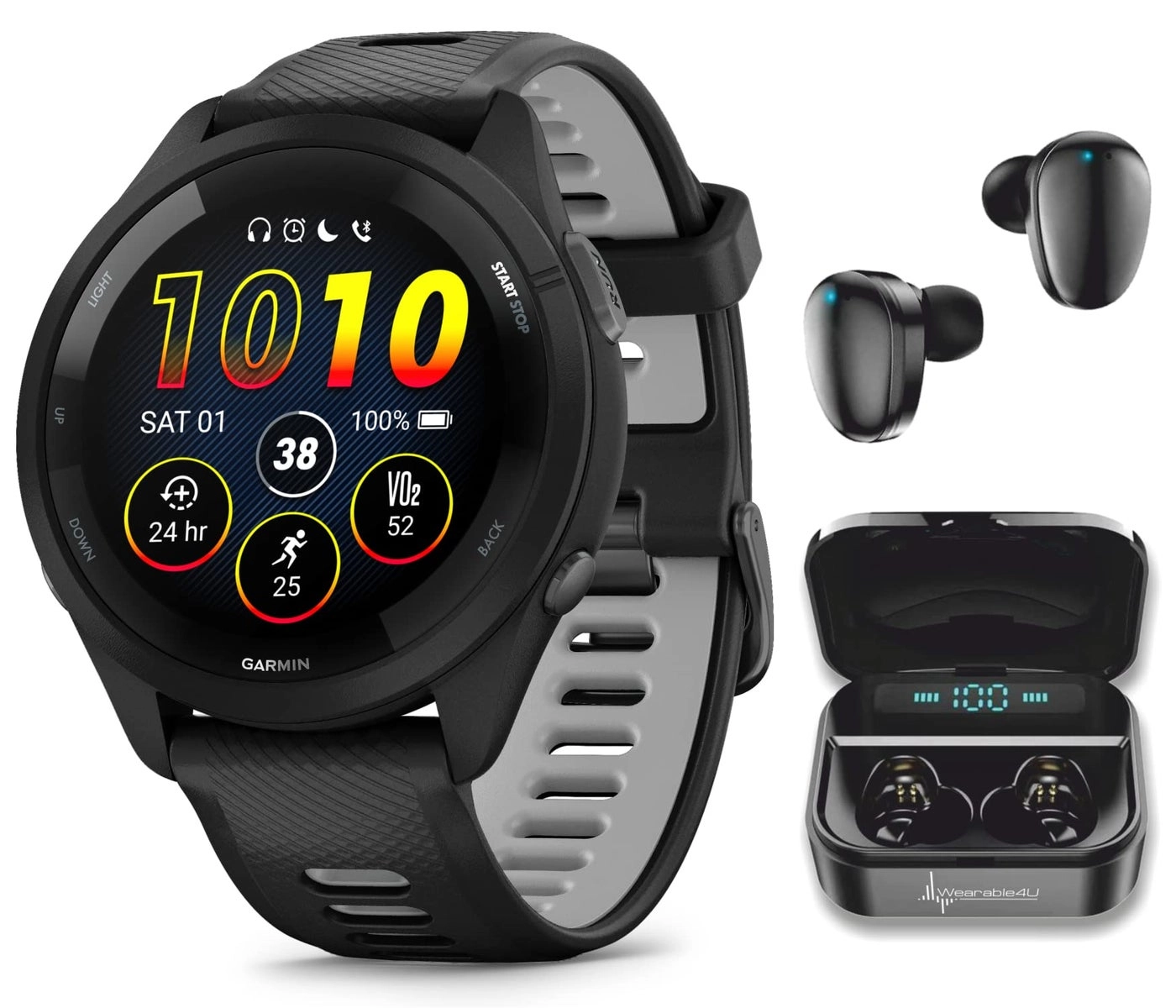Wearable4U Forerunner 265 46mm GPS + TWS X7