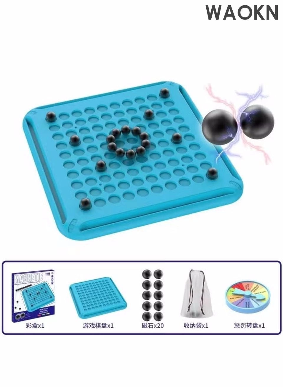 WAOKN Magnetic Cluster Ball - Interactive Strategy Magnetic Balls