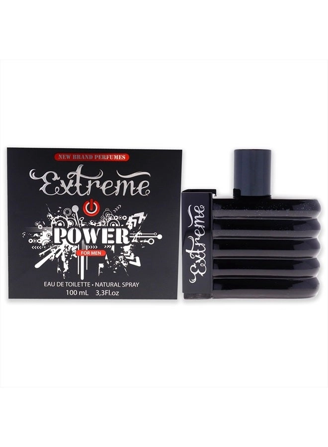 New Brand Extreme Power - Eau de Toilette 3.3 oz