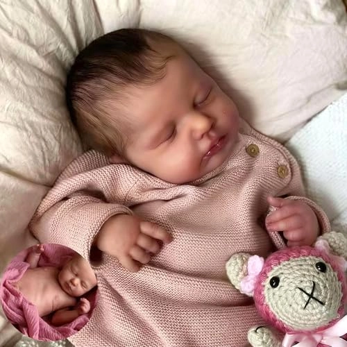 Reborn Baby Doll - 20 Inch Silicone Vinyl Girl Ages 3+