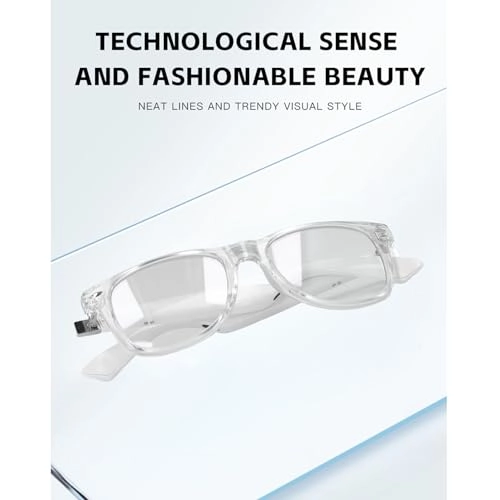 2025 Upgraded Smart Glasses - BT 5.4 Speaker Microphone