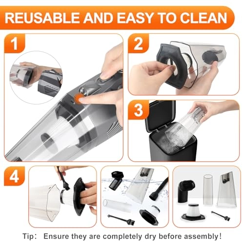 Handheld Vacuum Cleaner - 2000mAh