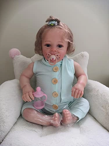 Yannik Reborn Child Doll - 24 Inch Brown Eyes Ages 3+