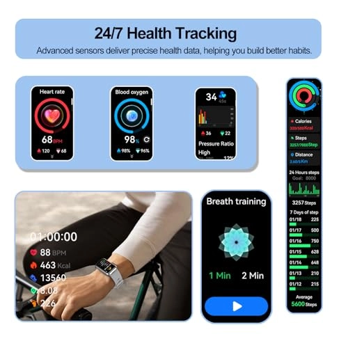 Fitness Tracker A1 - IP68 Heart Rate Monitor