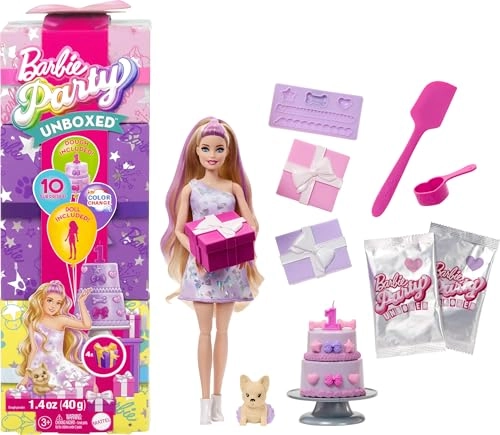 Birthday Bows Doll - 10 Surprises Colour Changing Effect Ages 3+