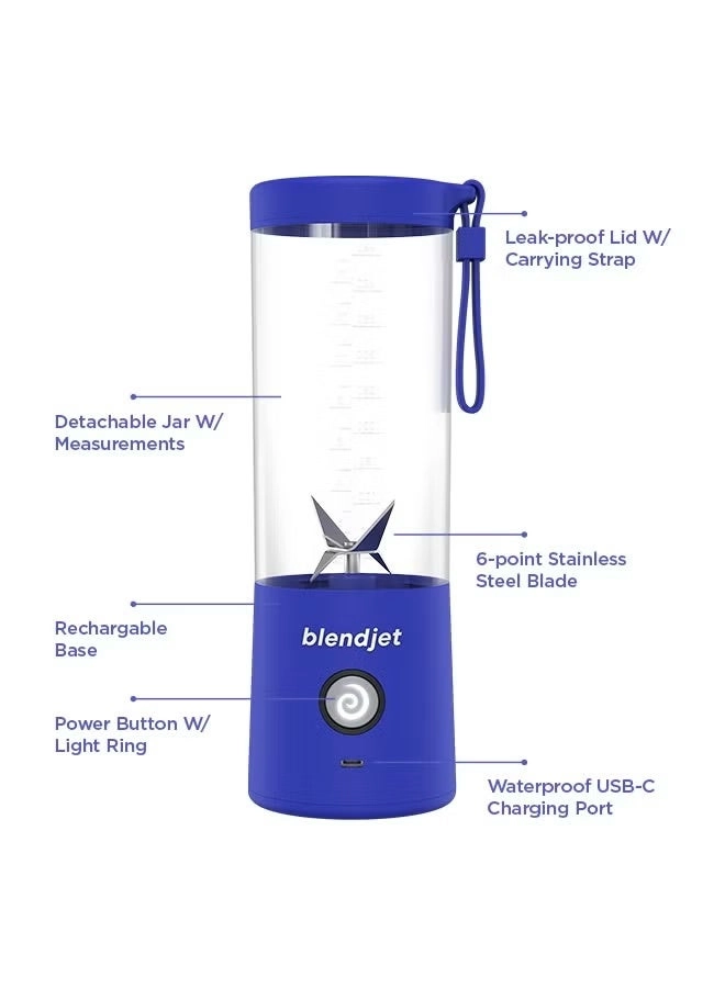 V2 Portable Blender - Compact portable design USB-C rechargeable BPA-free construction