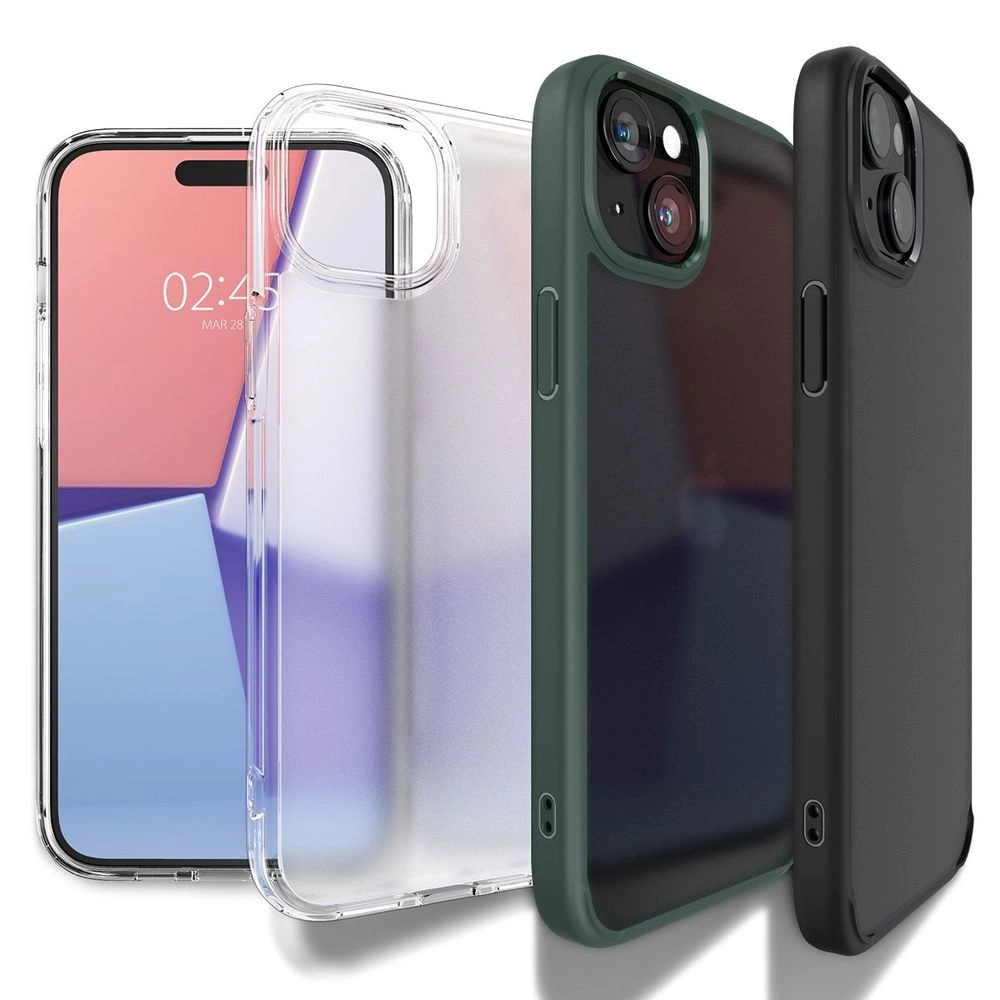 Crystal Hybrid Back Cover for iPhone 15