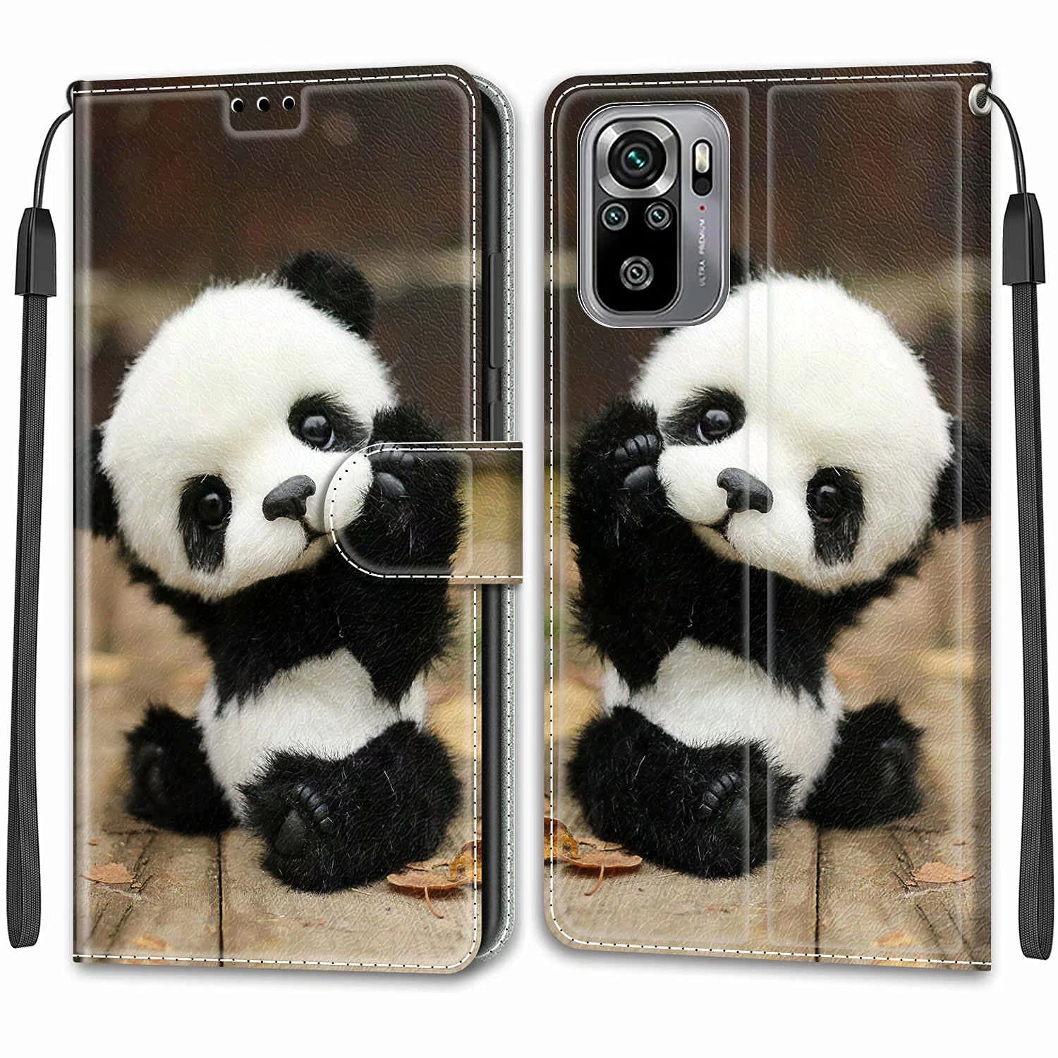 Nadoli Wallet Case Faux Leather Folio for Xiaomi Redmi Note 10 4G