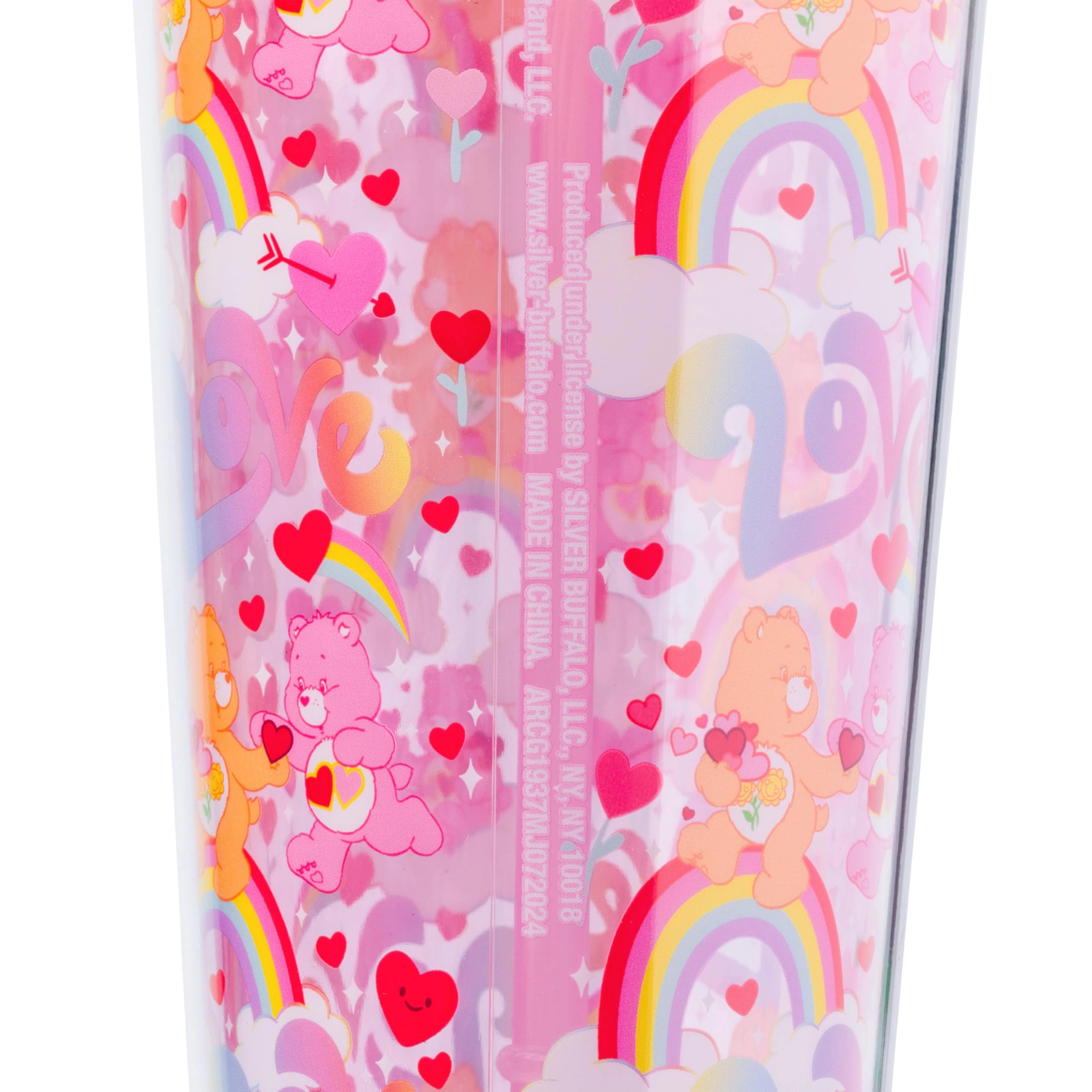 Care Bears Plastic Mug - 1.0 pcs Lid Straw