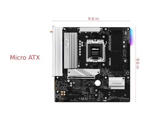 B650M Pro X3D - AMD AM5 Micro-ATX DDR5 8000+ (OC)