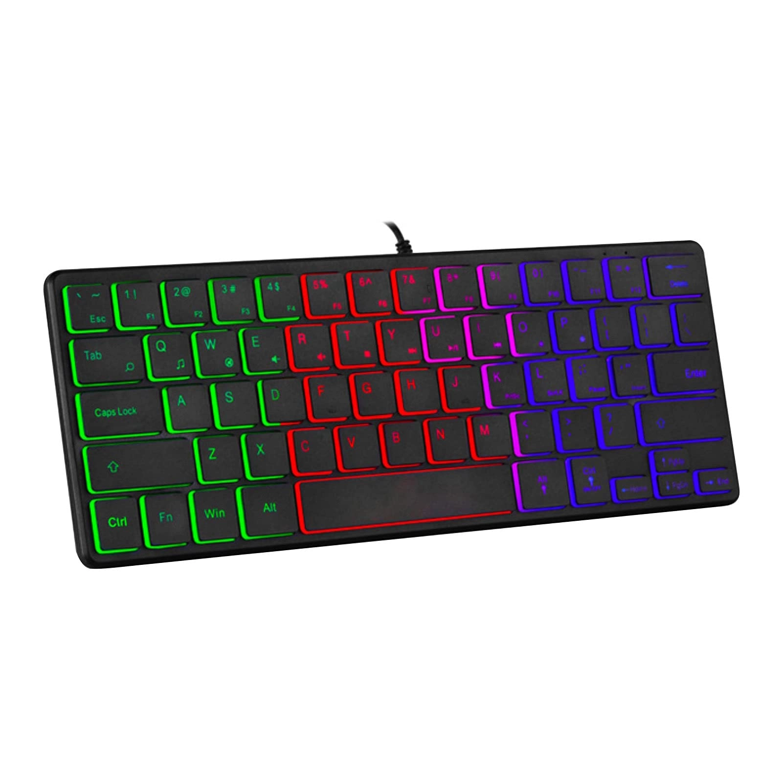 Foldable Soft Silicone Gaming Keyboard - Wired
