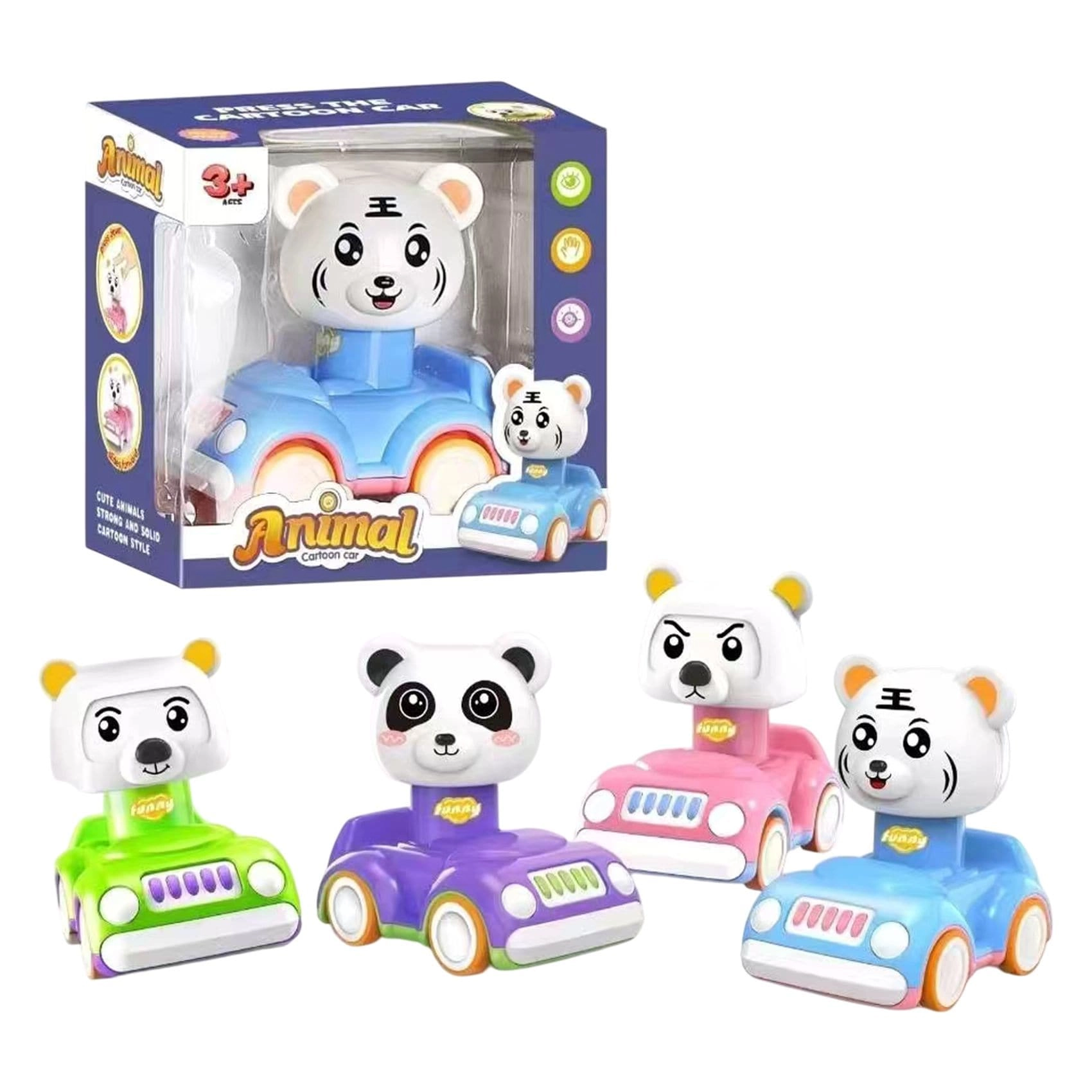 Carrefour Animal Cartoon Car Toy