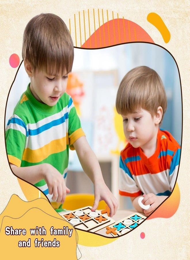 Tic Tac Toe - Wooden 12 Pack