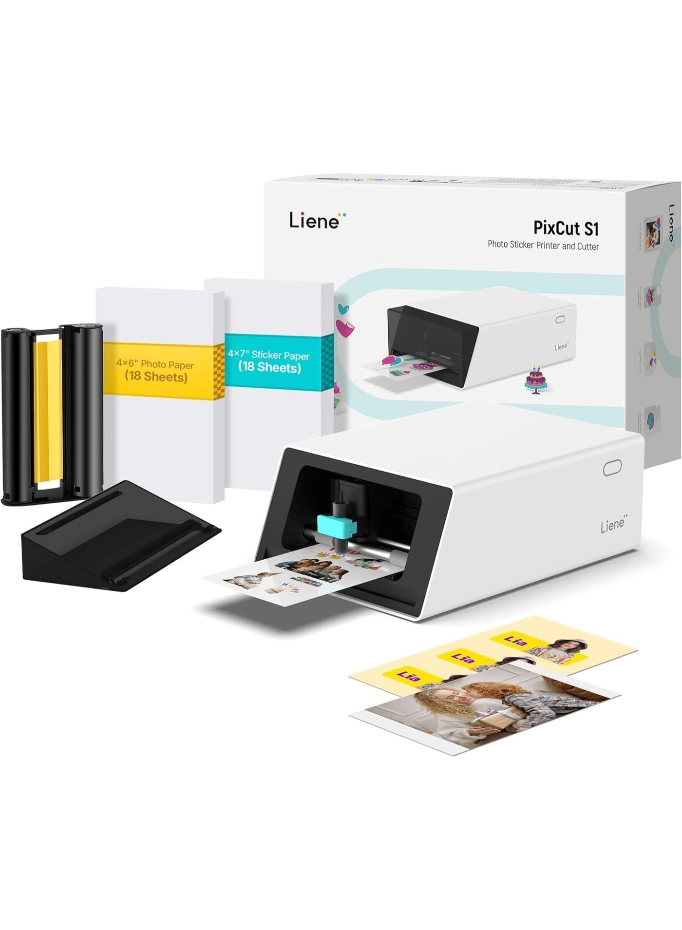 Liene PixCut S1 - 300 DPI Thermal Dye-Sublimation Die Cutting