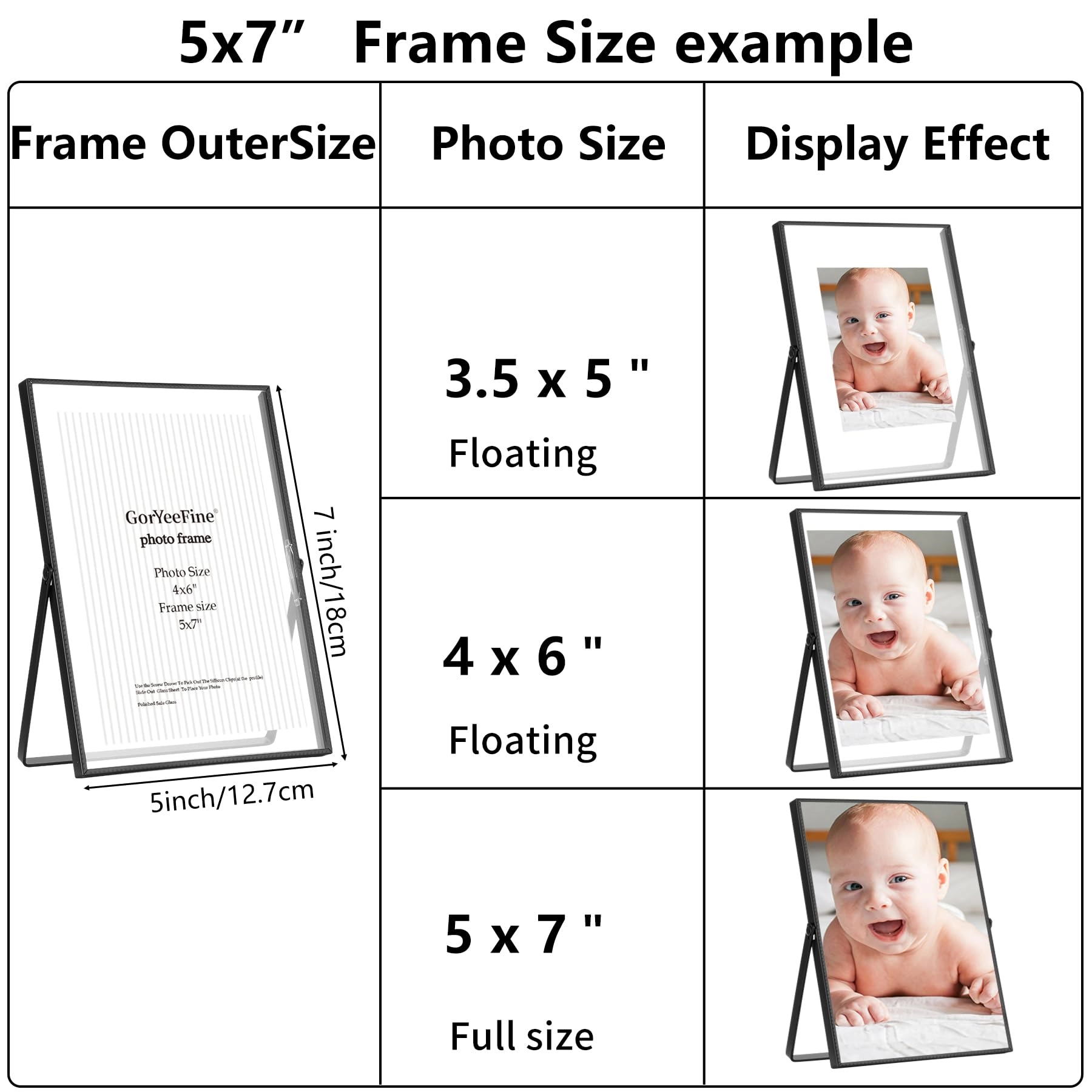 Floater Frame - 5x7'' 1