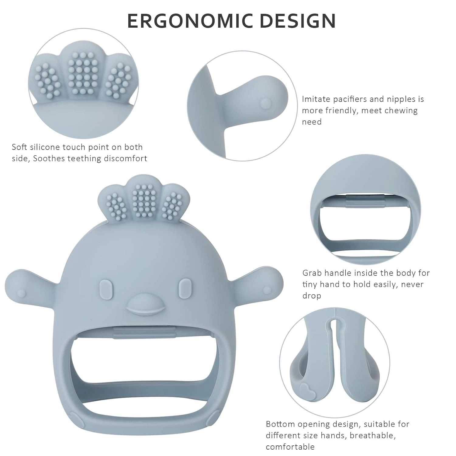 Teething Mittens - Silicone