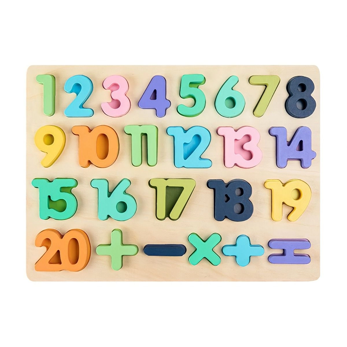 Wooden Pegged Maths - 3 to 10 Years